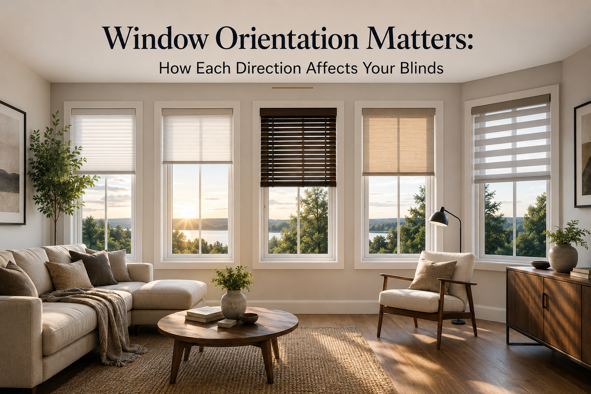 Window Orientation Matters: How Each Direction Affects Your Blinds