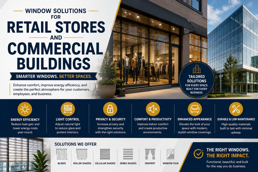 Window Solutions for Retail Stores and Commercial Buildings